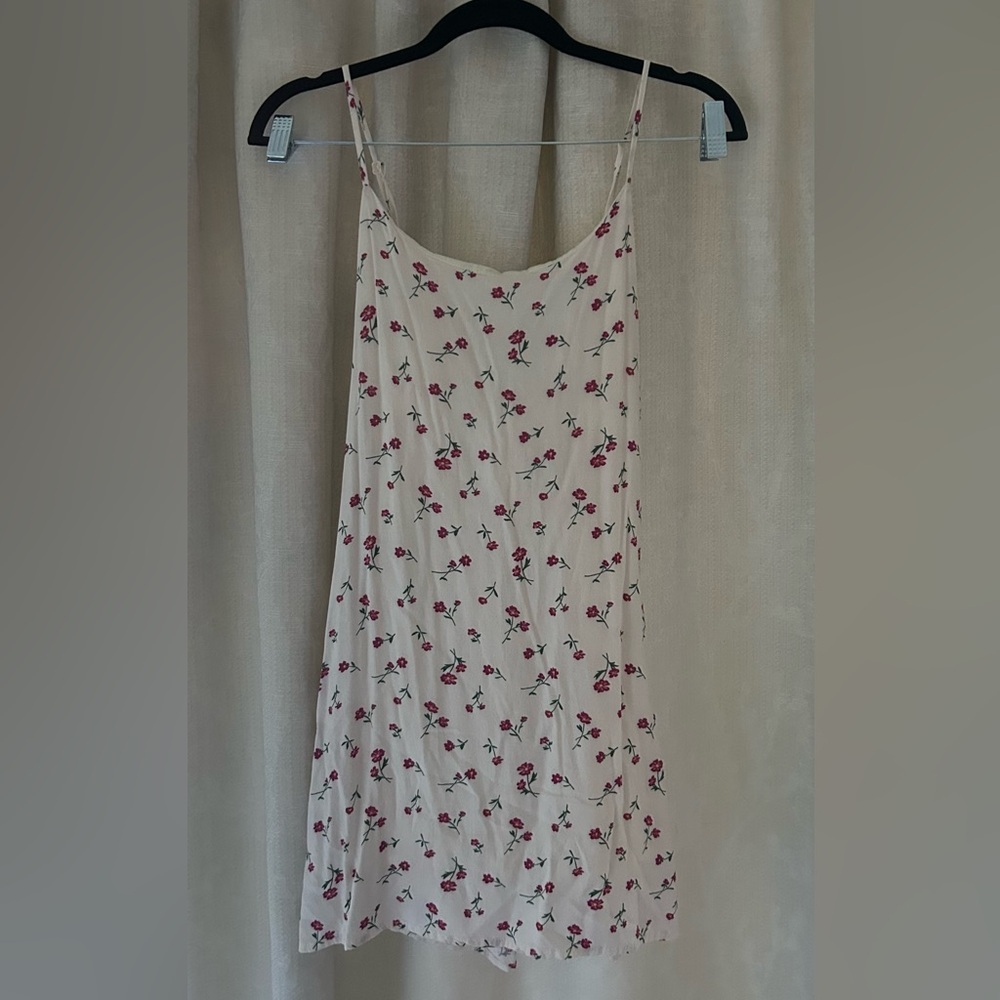 LA Hearts floral mini dress with tie back